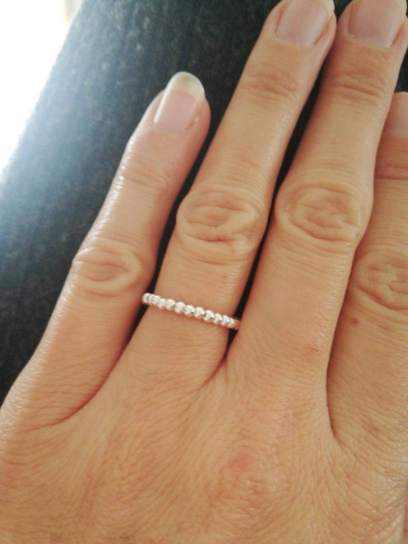 Damenring Aus 925Er Silber Perlen Damenring Aus 925Er Silber Perlen von Iconesbijoux