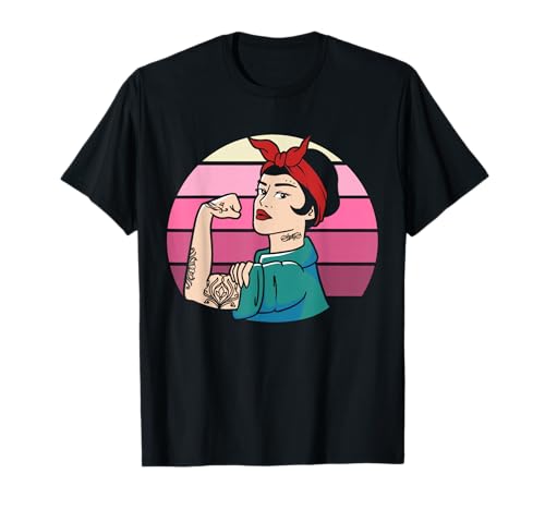 We Can Do It Retro Tattoo Icon Women Power T-Shirt We Can Do It Retro Tattoo Icon Women Power T-Shirt von Iconic Empowered Feminist Retro Style