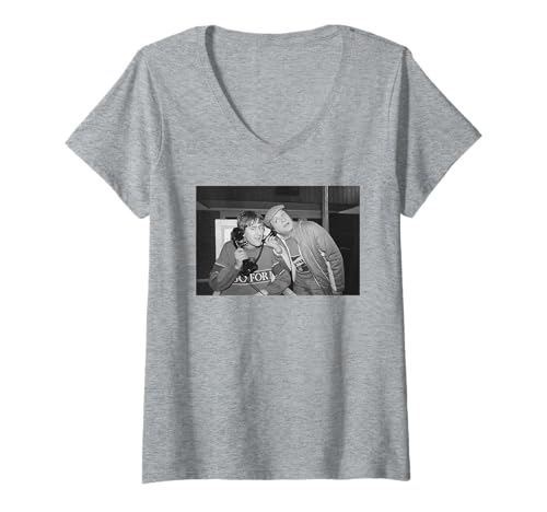 Damen David Jason Nicholas Lyndhurst Komödie Nur Narren und Pferde T-Shirt mit V-Ausschnitt von Iconic Photo Moments