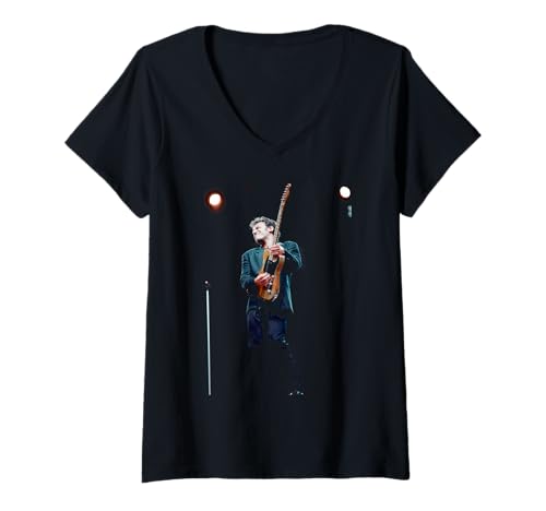 Damen Die Boss Bruce Springsteen Tunnel Of Love Express-Tour T-Shirt mit V-Ausschnitt von Iconic Photo Moments