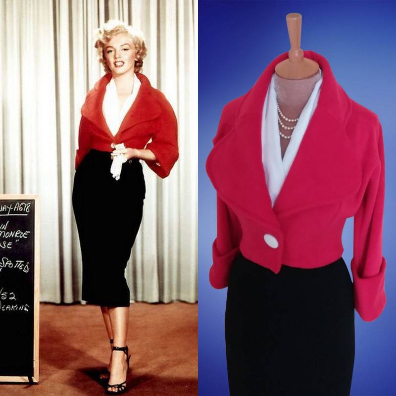 Marilyn Monroe Red Niagara Jacke von IconicDresses