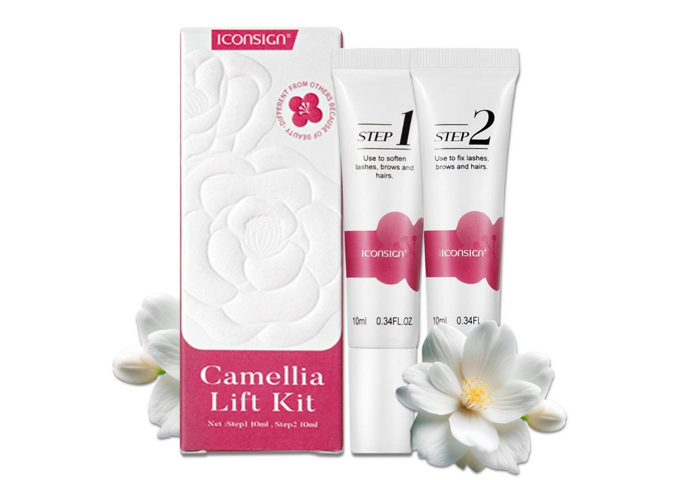 Iconsign Einzelwimpern Wimpernlifting Augenbrauen Lifting Set Wimpernlaminierung, Wimpernlifting, Wimpernlaminierung, Augenbrauenlifting von Iconsign