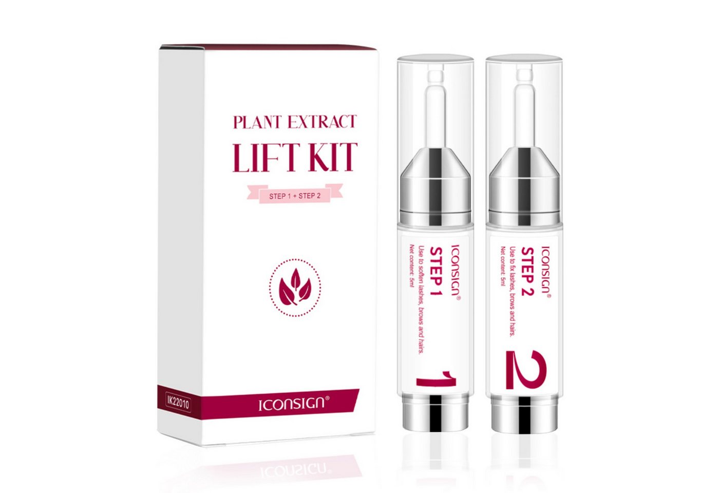 Iconsign Einzelwimpern Wimpernlifting Augenbrauenlifting Set Lash Lift Kit Pflanzenextrakt, Wimpernlifting,Augenbrauenlifting,Laminierung, Iconsign von Iconsign