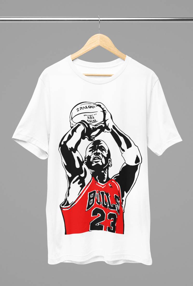 Mj 23 Jumpman Jordan Das Größte Basketball-Player-T-Shirt von IcyncoIvanov