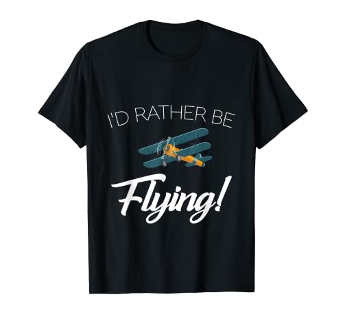 Id rather be flying shirt - Flugzeughemden für Herren T-Shirt Id rather be flying shirt - Flugzeughemden für Herren T-Shirt von Id rather be flying shirt