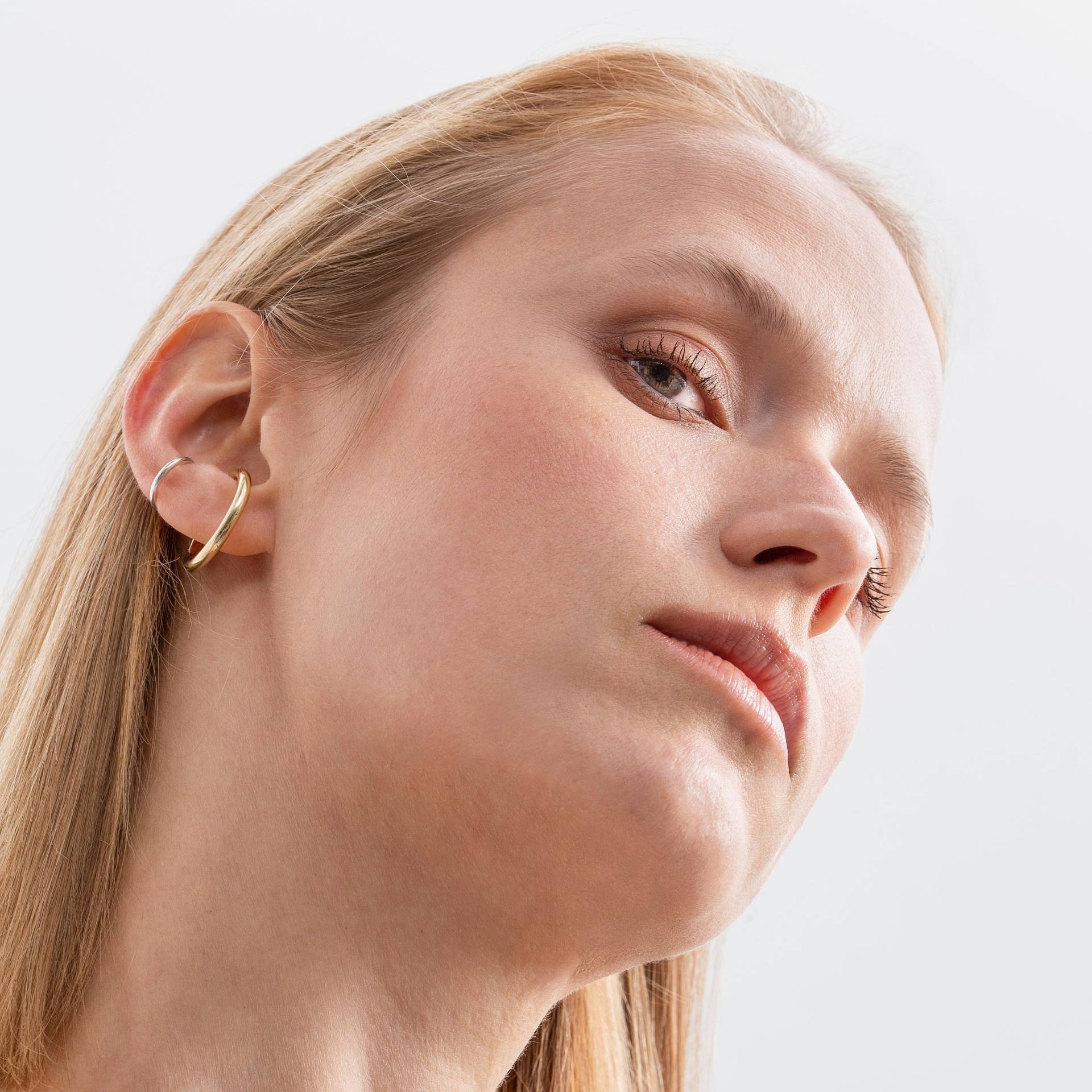 Ear Cuff Aus Messing Und Silber von IdaFischerSchmuck