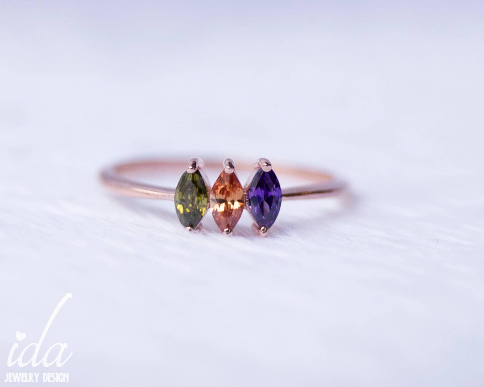 Personalisiertes Muttertagsgeschenk - Mutterringe Geburtssteine Mutterring Mutterschmuck Geburtssteinring Geschenke Für Mama Geschenk Neue von IdaJewelryDesign