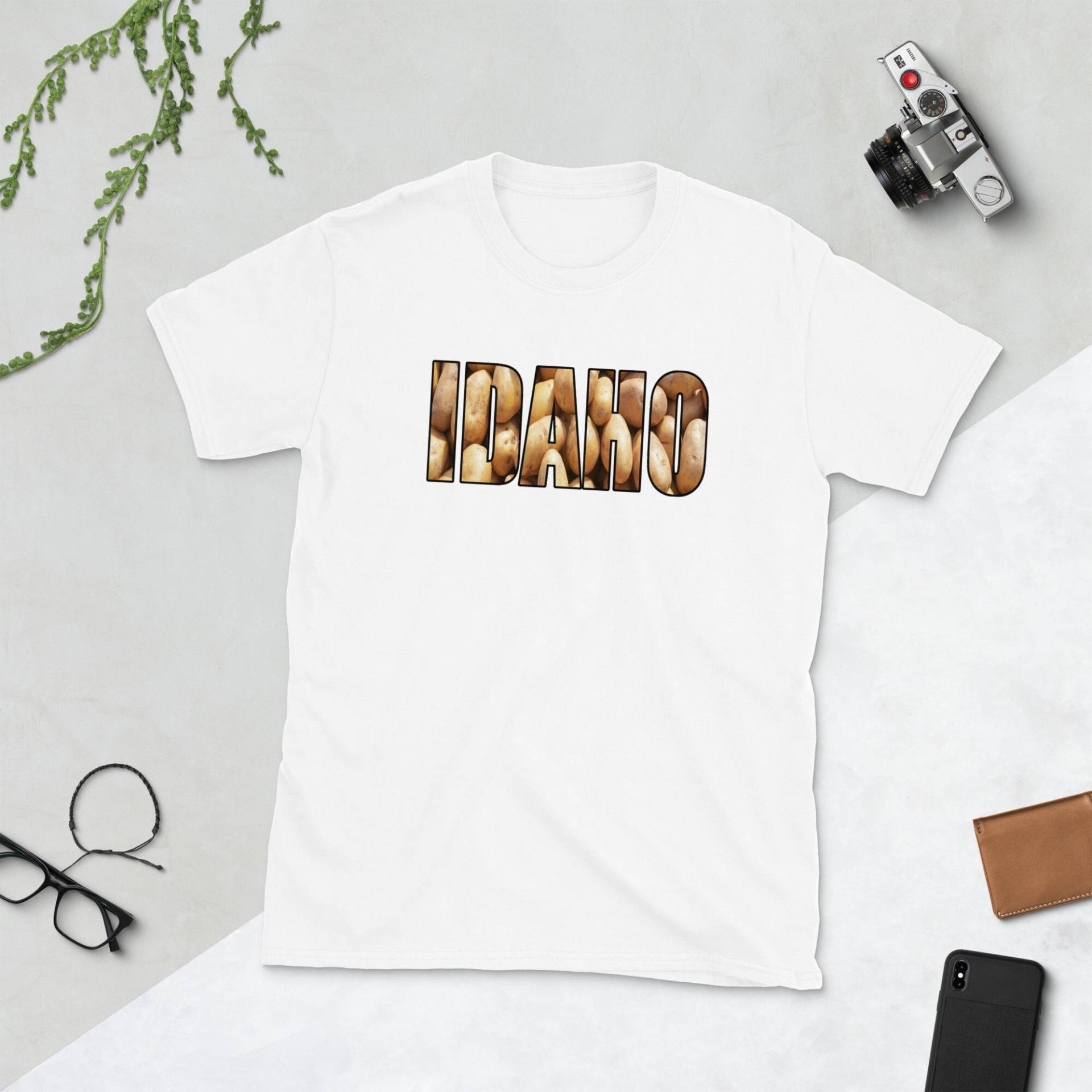 Idaho T-Shirt, Map, T Shirt Damen, Herren, Potato T-Shirt von IdahoShirtsandCrafts