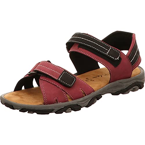 Idana Jane Klain Damen Schuhe Freizeit Sommer Sandalen 281-451 Blau mit Klettverschluss (Bordeaux, numeric_37) von Idana