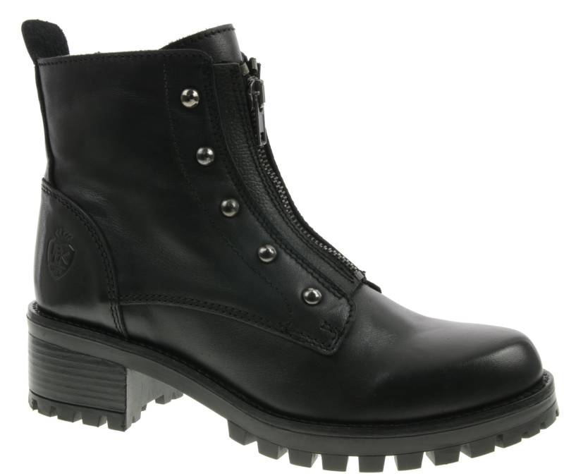 Schlupf/RV-Stiefelette KF glat BLACK - Gr. - 38 von Idana