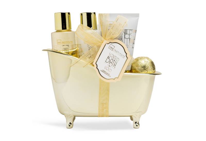 Idc Institute Pflege-Geschenkset hochwertiges Bad- und Duschpflegeset "Goldene Badewanne", 1-tlg. von Idc Institute