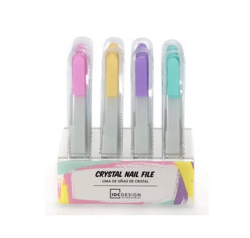 Idc Polierfeile IDC Institut Crystal Nail File 1 Stuck, Packung von Idc