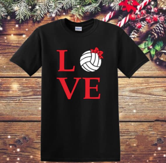 Volleyball Shirt, Liebe, Liebe Volleyball, Geschenke, Weihnachten, Teen Geschenk von IdealTees