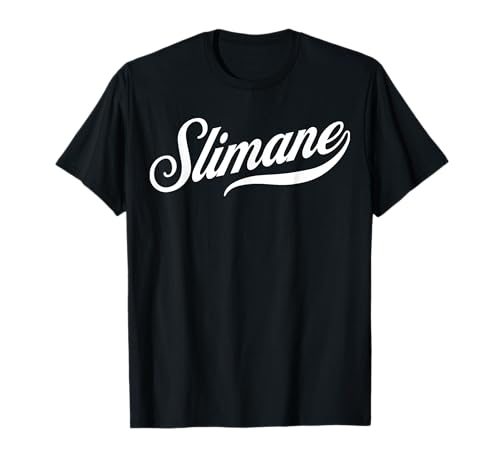 Lustige Geschenkidee für Herren und Jungen T-Shirt von Idée cadeau drôle humour prénom Slimane