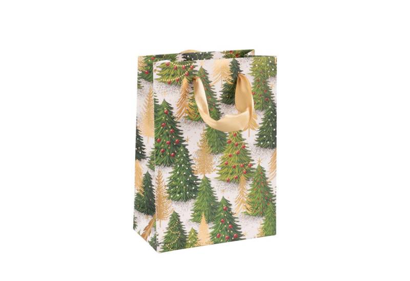 Idena Tragetasche Idena Geschenktasche Weihnachten Tannenbaum 11,5x16x6cm 210g/m² von Idena