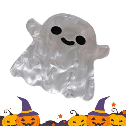 Idezek Halloween-Haarspange,Halloween-Haarspange | Geister-Katzen-Haarspangen,Einzigartige Mädchen-Haarspangen, Acryl-Haarnadel-Haarschmuck für Frauen und Mädchen von Idezek