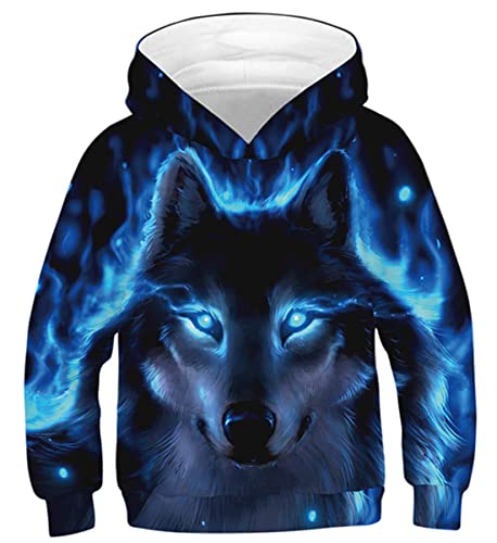 IDGREATIM Kinder Unisex Weihnachten 3D Pullover Hoodie Neuheit Lustige Sweatshirt Pullover Mit Kapuzenpullover XL von IDGREATIM