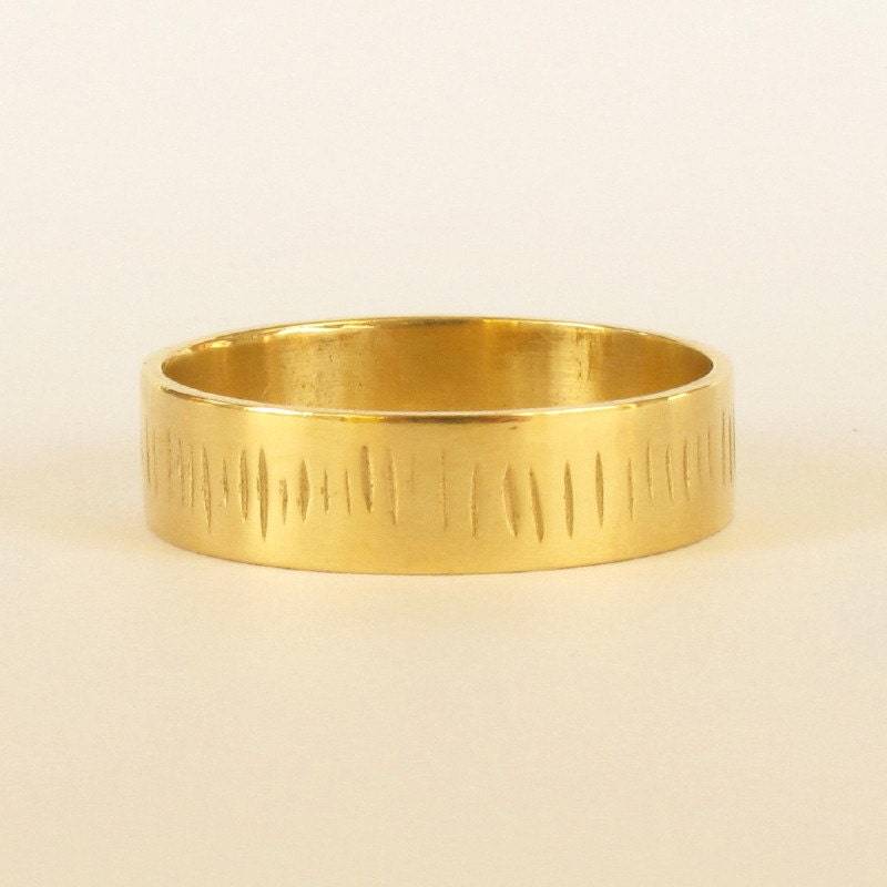 585Er Goldring in 750 Gold - Massiver Ehering Passende Trauringe Für Sie & Ihn von IditBecker