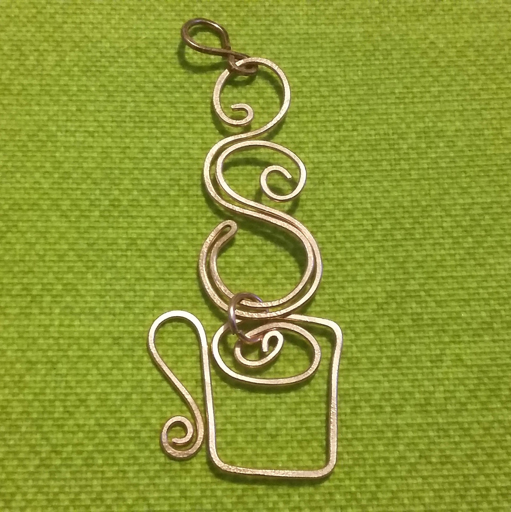 Kaffee Anhänger Kaffee Anhänger von IdleHandsJewelryCA