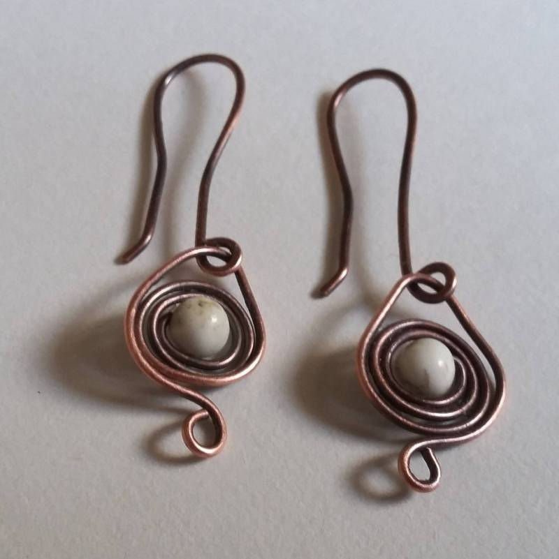 Kupfer Ohrringe Kupfer Ohrringe von IdleHandsJewelryCA