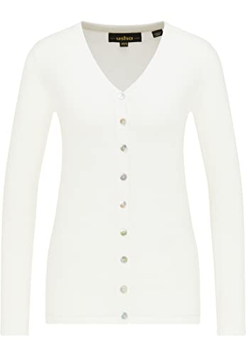 Idony Women's Cardigan Pullover Sweater, Weiss, XL/XXL von Idony