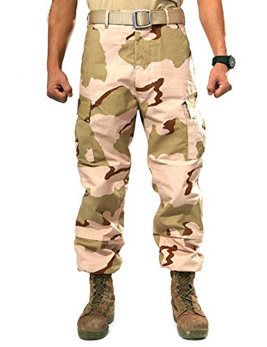 Idopy Military Tactical Casual Camouflage Cargohose für Herren mit Mehreren Taschen von Idopy