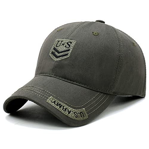 Idopy USA American Flag Army Militär Stil Mesh Baseball Cap Hut (2735 Grün) von Idopy