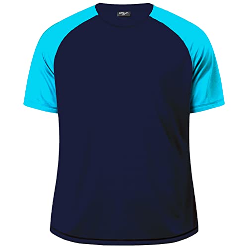 Damen Übergröße Schwimmshirt Kurzarm UPF Rash Guard Shirt von Idtswch