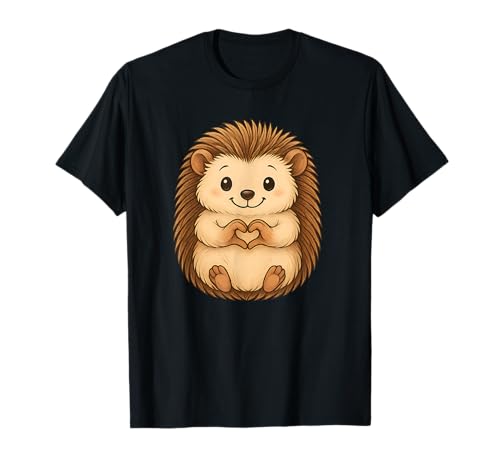 Igel mit Herz Süßes Igelmotiv Liebe Handzeichen Fans Kinder T-Shirt Igel mit Herz Süßes Igelmotiv Liebe Handzeichen Fans Kinder T-Shirt von Igel mit Herz Handzeichen Motiv