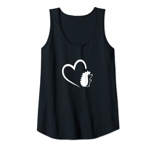 Damen Igel Herz Stacheltier Stacheligel Herzchen Igel Herzen Igel Tank Top von Igel mit Herz Igel Geschenke