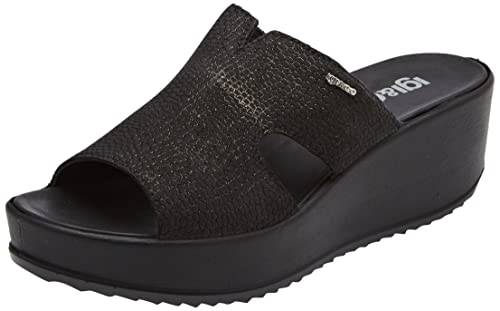 Igi&Co Damen Candy Keilsandale, Schwarz 70, 36 EU von IGI&Co