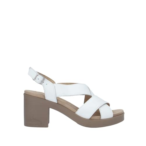 Igi&Co Damen D.Aisha Sandale mit Absatz, Weiß, 39 EU von IGI&Co