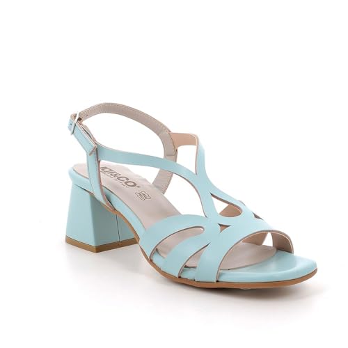 Igi&Co Damen D.Dalila Sandale mit Absatz, himmelblau, 39 EU Igi&Co Damen D.Dalila Sandale mit Absatz, himmelblau, 39 EU von IGI&Co