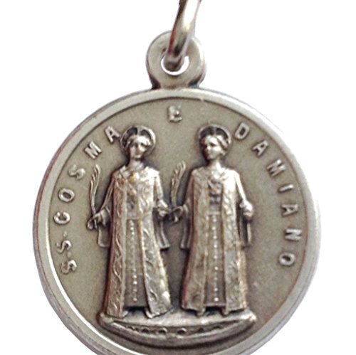 I G J Medaille der Heiligen Cosmas und Damian - Saints Gönner der Ärzte Chirurgen, Apotheker und Zahnärzte von I G J