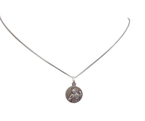 Medaille des Heiligen Judas Thaddäus Apostel In Sterling Silber 925 mit Kette Sterling Silber 925 von I G J