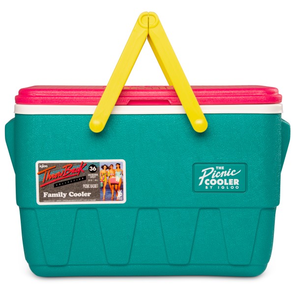 IGLOO - Retro Picnic Basket 25 - Kühlbox Gr 23 l türkis von Igloo