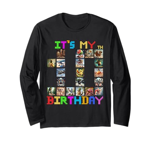 Es ist Mein 10. Geburtstag Lustiges italienisches Brainrot Meme für Jungen und Mädchen Langarmshirt von IgnisPath