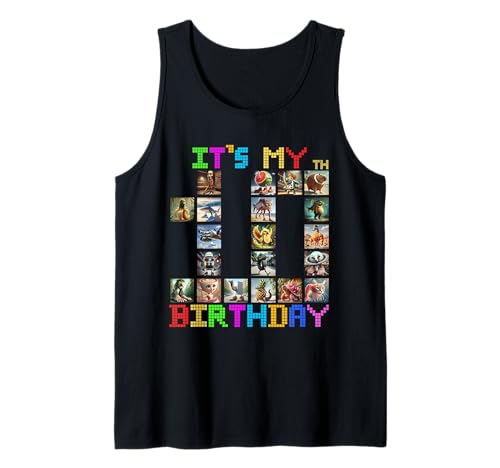 Es ist Mein 10. Geburtstag Lustiges italienisches Brainrot Meme für Jungen und Mädchen Tank Top von IgnisPath