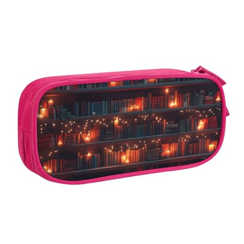 IguaTu Bibliothek Bücherregal Buch Große Kapazität Federmäppchen - Doppelschicht Schreibwaren Organizer für Schule, Büro, Reisen, rose, Einheitsgröße, Kosmetikkoffer IguaTu Bibliothek Bücherregal Buch Große Kapazität Federmäppchen - Doppelschicht Schreibwaren Organizer für Schule, Büro, Reisen, rose, Einheitsgröße, Kosmetikkoffer von IguaTu