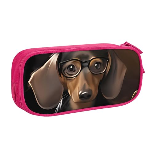 IguaTu Dackel Buch Große Kapazität Federmäppchen - Doppellagiger Schreibwaren-Organizer für Schule, Büro, Reisen, rose, Einheitsgröße, Kosmetikkoffer IguaTu Dackel Buch Große Kapazität Federmäppchen - Doppellagiger Schreibwaren-Organizer für Schule, Büro, Reisen, rose, Einheitsgröße, Kosmetikkoffer von IguaTu