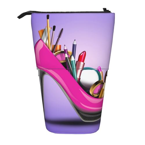 IguaTu Erweiterbares Federmäppchen mit Schneeleopard, Teleskop-Schreibwaren-Organizer, strapazierfähiges Oxford-Gewebe, Mehrzweck-Tasche für Stifte, Make-up, Schuhe und Make-up, Einheitsgröße, von IguaTu