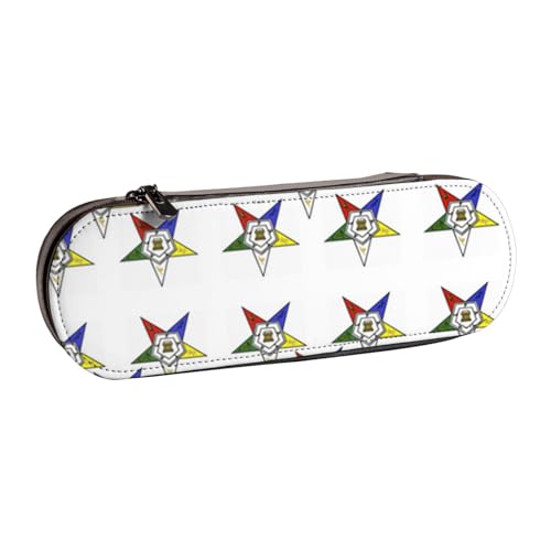 IguaTu Federmäppchen und Make-up-Organizer mit Italien-Flagge, wasserdicht, mit Reißverschluss, kompakte Reise-Stifttasche für Schule, Büro, Sterne Oststerne, Einheitsgröße, Kosmetikkoffer von IguaTu