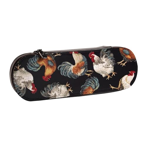 IguaTu Federmäppchen und Make-up-Organizer mit französischem Hahn, wasserdicht, mit Reißverschluss, kompakte Reise-Stifttasche für Schule, Büro, French Roosters, Einheitsgröße, Kosmetikkoffer IguaTu Federmäppchen und Make-up-Organizer mit französischem Hahn, wasserdicht, mit Reißverschluss, kompakte Reise-Stifttasche für Schule, Büro, French Roosters, Einheitsgröße, Kosmetikkoffer von IguaTu