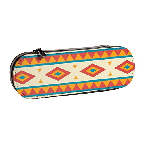 IguaTu Federmäppchen und Make-up-Organizer mit französischem Hahn, wasserdicht, mit Reißverschluss, kompakte Reise-Stifttasche für Schule, Büro, Indianer, Einheitsgröße, Kosmetikkoffer von IguaTu