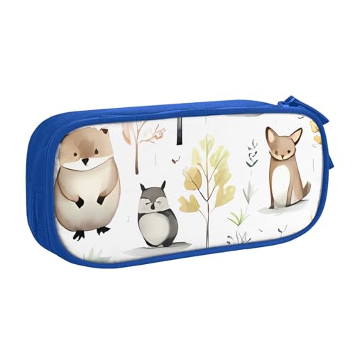 IguaTu Forest Creatures Federmäppchen mit großer Kapazität – doppellagiger Schreibwaren-Organizer für Schule, Büro, Reisen, blau, Einheitsgröße, Kosmetikkoffer IguaTu Forest Creatures Federmäppchen mit großer Kapazität – doppellagiger Schreibwaren-Organizer für Schule, Büro, Reisen, blau, Einheitsgröße, Kosmetikkoffer von IguaTu