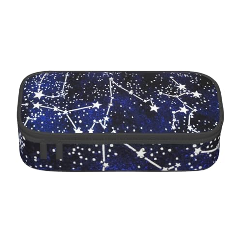 IguaTu Funny Fox Federmäppchen mit großer Kapazität für Schule, Schreibwaren Organizer Tasche mit Fächern, Reißverschlusstasche, Glow in the dark, Einheitsgröße, Kosmetikkoffer von IguaTu