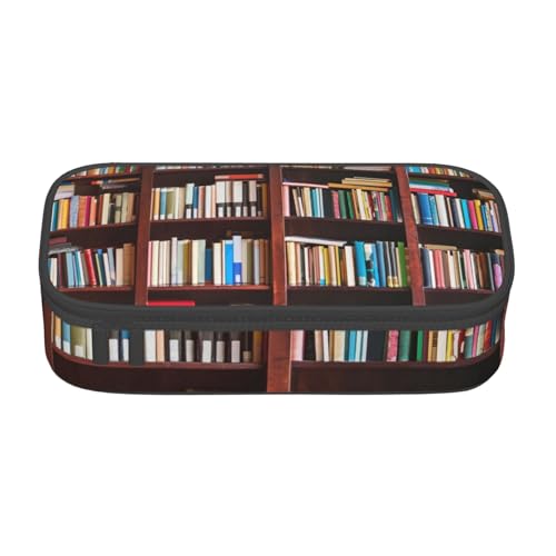 IguaTu Ladybug Federmäppchen mit großem Fassungsvermögen für Schule, Schreibwaren Organizer Tasche mit Fächern, Reißverschlusstasche, Bücher, Einheitsgröße, Kosmetikkoffer von IguaTu