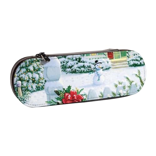 IguaTu Mid Century Modernes Hartschalen-Federmäppchen und Make-up-Organizer – wasserdichte Kosmetikpinseltasche mit Reißverschluss, kompakte Reise-Stifttasche für Schule, Büro, Weihnachts-Briefkasten IguaTu Mid Century Modernes Hartschalen-Federmäppchen und Make-up-Organizer – wasserdichte Kosmetikpinseltasche mit Reißverschluss, kompakte Reise-Stifttasche für Schule, Büro, Weihnachts-Briefkasten von IguaTu
