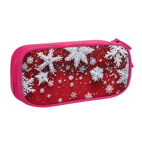 IguaTu Weihnachten Große Kapazität Federmäppchen - Doppelschicht Schreibwaren Organizer für Schule, Büro, Reisen, rose, Einheitsgröße, Kosmetikkoffer von IguaTu