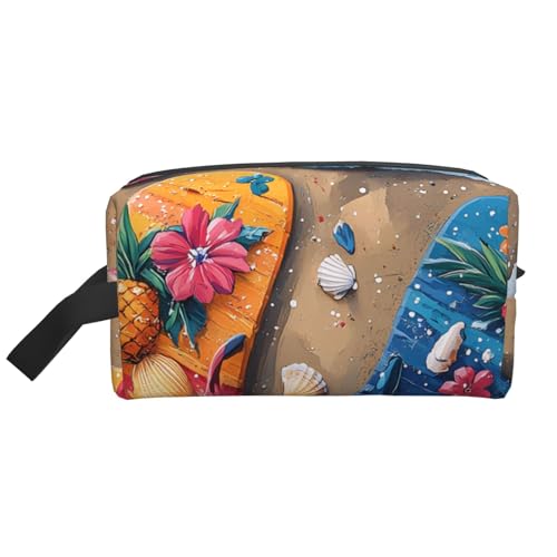 Magic Witch Witchcraft Bohemian Drawing Water-Resistant Travel Toiletry Organizer Bag, Large Capacity Portable Cosmetic Storage for Gym/Daily Essentials, Lustige Flip-Flops, Hausschuh-Kunst, von IguaTu